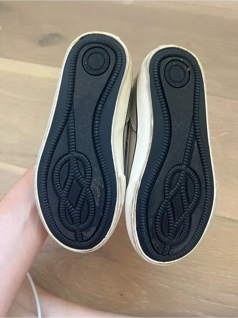 Polo Ralph Lauren tan canvas